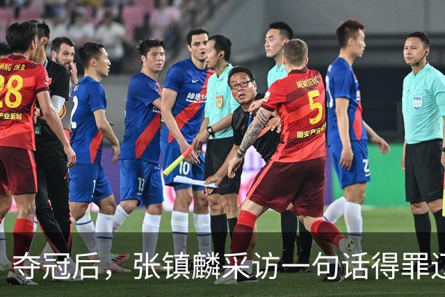 夺冠后，张镇麟采访一句话得罪辽宁，辽蜜：有本事到四川证明价值
